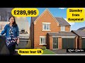 House tour uk  the staveley from keepmoat  affordable 3 bed detached family home  208