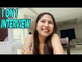 One on one interview with jacq tapia matubang