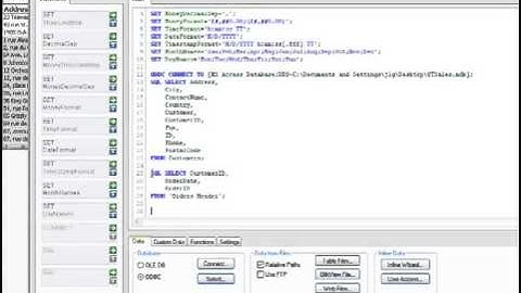 OneLine: New to QlikView Load Data from ODBC