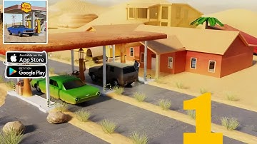 Gas Station Junkyard Gameplay Walkthrough Part 1  ((ios, Android
