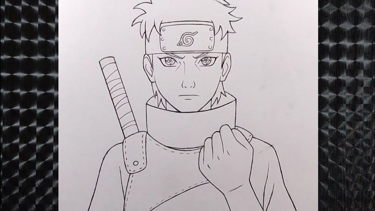 Drawing/Naruto/pencil sketch (step by step) Udaydeepta art's 