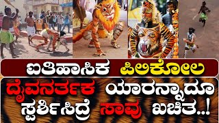 PILIKOLA|People run away when they see tiger god @publicimpactkannada