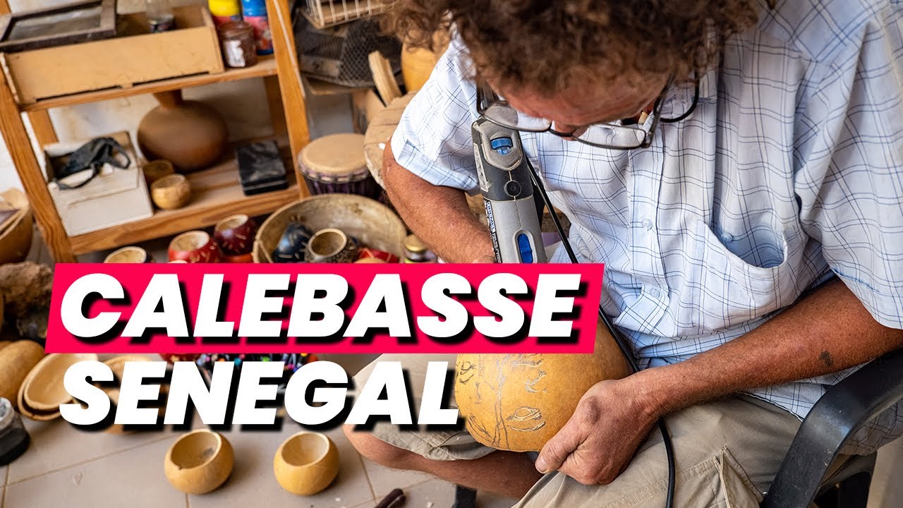 SÉNÉGAL - Les récipients en calebasse de Fallou à La Somone