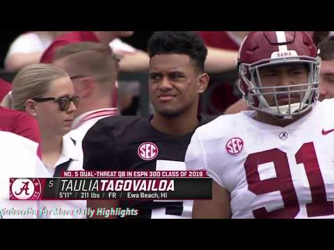 Taulia Tagovailoa 2019 Spring Game Highlights ᴴᴰ (Full Coverage)