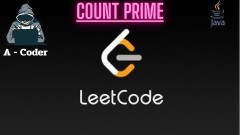 Count Prime (LeetCode)(JAVA)