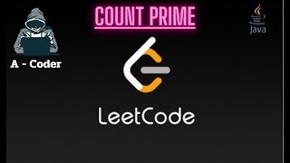 Count Prime (LeetCode)(JAVA)