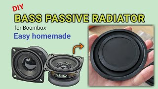 How to make passive radiator speaker at home | JBL | Boombox |#Trending #Homemade #blutoothspeaker
