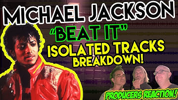 Michael Jackson - Beat It [ISOLATED TRACKS - REACTION & ANALYSIS] by Producers/Musicians S01E02