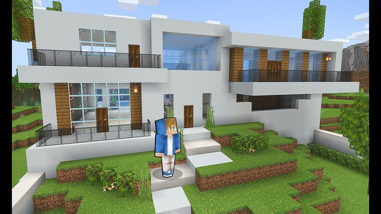 Casa moderna para sobrevivência #fy #minecraft