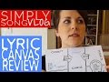 Lyric canvas review  simply songvlog