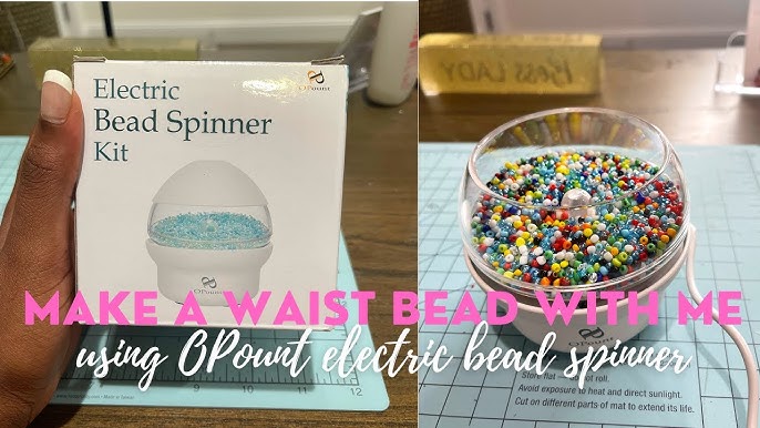 Making Clay beaded bracelets using a bead spinner 🌺 #claybeadbracelet, how to tie a bracelet