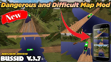 New dangerous and Difficult Map Mod bus simulator Indonesia Bussid by 👉 AS gaming 295