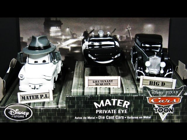 Cars Toon PRIVATE EYE MATER Big D and Lieutenant Lightning McQueen