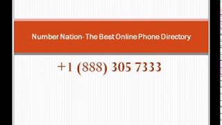 Number Nation - The Best Online Phone Directory screenshot 5