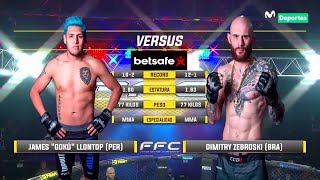 FFC 54: JAMES 'GOKU' LLONTOP VS DIMITRY ZEBROSKI BRASIL | ESTELAR | FUSION FIGHTING CHAMPIONSHIP