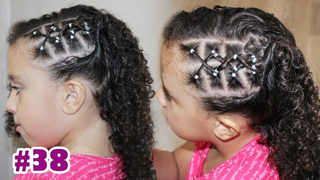 Penteados Infantis Para Cabelos Cacheados - Irmãs do Barulho