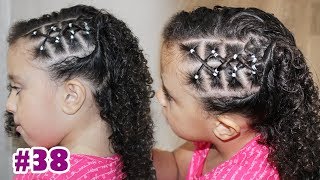 Penteado Infantil Fácil Para Cabelo Cacheado Detalhe Lateral | Sr. E Sra. Martinez - Youtube