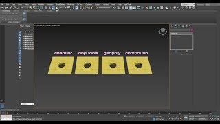 4 ways to create perfect holes in 3dsmax #Topology tutorial