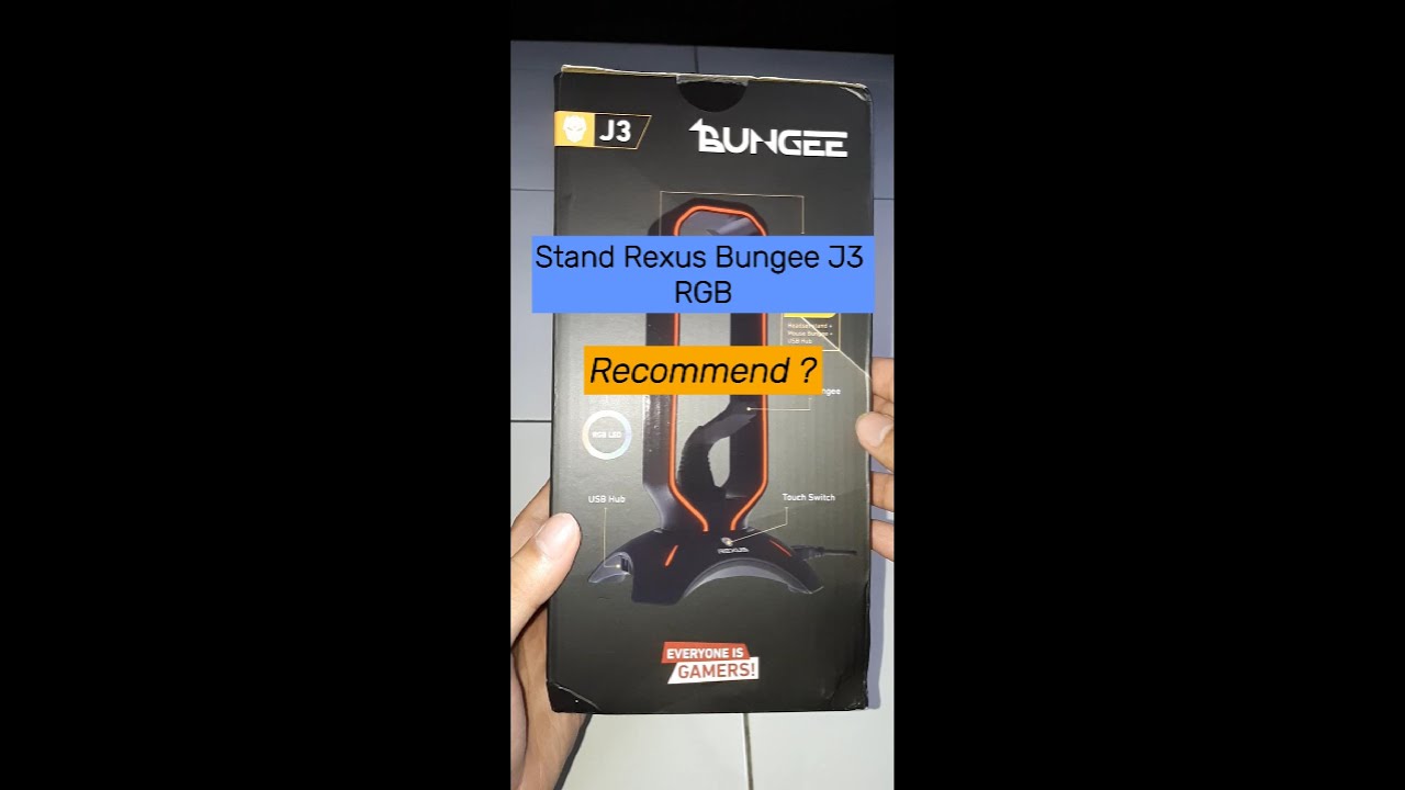 unboxing rexus bungee J3 + review 