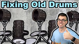 Making Old Drums Sound/Look Like New Drums