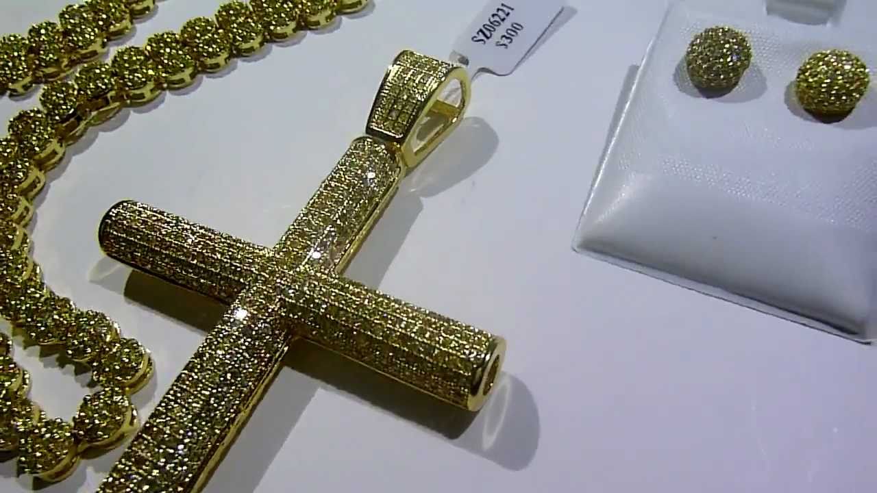 gucci mane cross chain