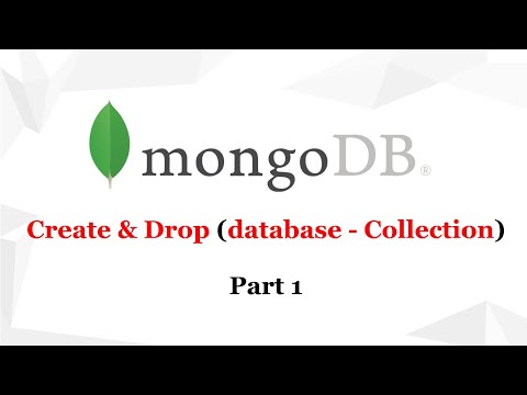 5- الاضافة الى قواعد البيانات  MongoDB NoSql  Create & Drop  database Collection Part 1