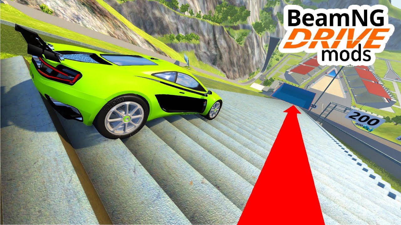 WIEVIELE TREPPENSTUFEN schafft das AUTO?! - BeamNG Mods #04 [Deutsch/HD] - YouTube