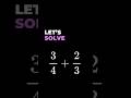 How to Add Fractions with Unlike Denominators