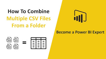 Power BI Tutorial for Beginners | How to Combine Multiple CSV Files From A Folder