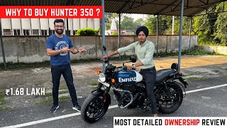 Royal Enfield Hunter 350 Real Ownership Review! खरीदने से पहले एक बार समझले पहले #hunter350 #bullet