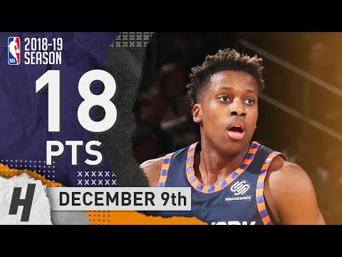 Frank Ntilikina Full Highlights Knicks vs Hornets 2018.12.09 - 18 Pts!