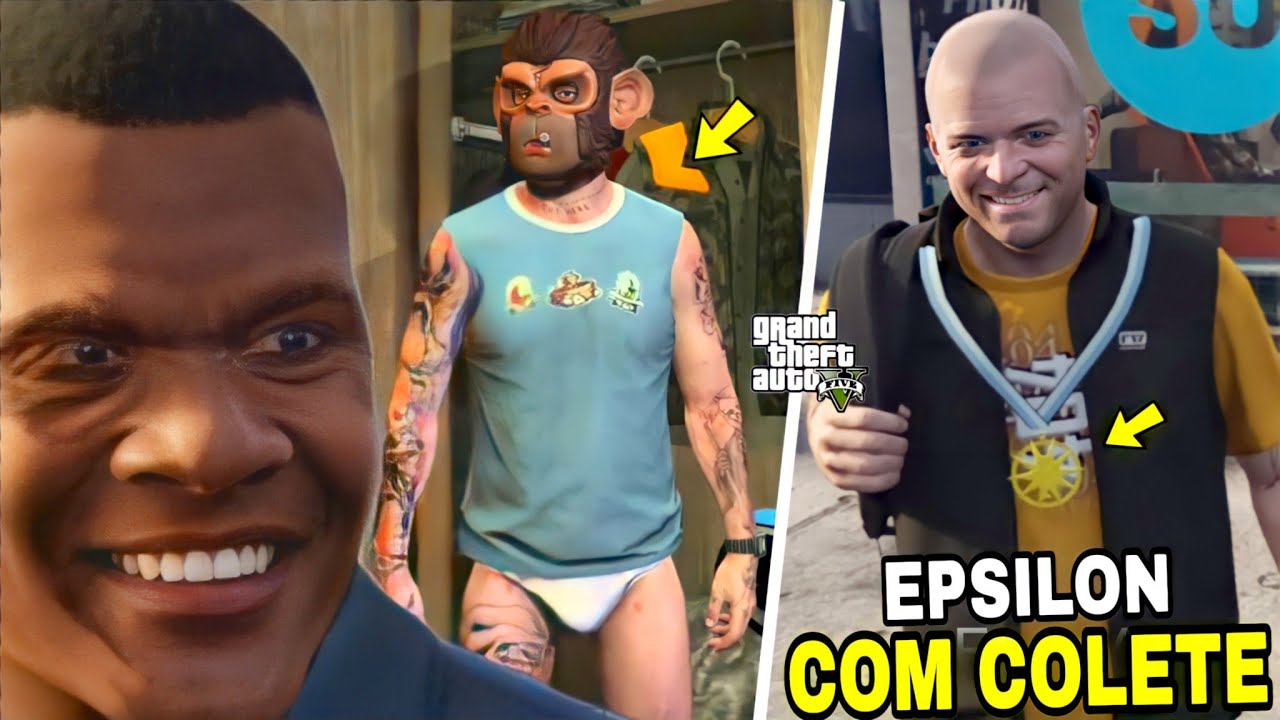 AS ROUPAS E TRAJES SECRETOS NO GTA 5