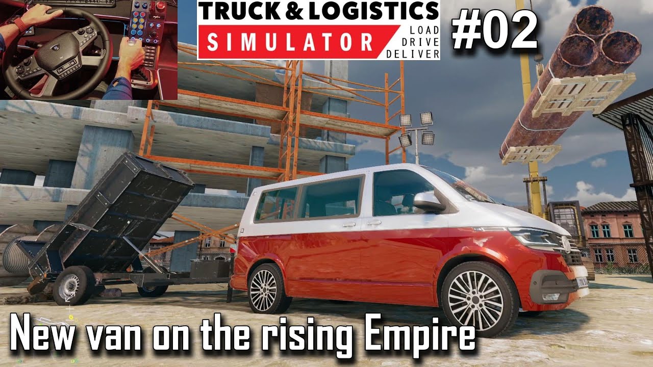 Truck & Logistics gameplay 2|Wheel  Hori TCS & manual Gears|New van added to Empire|New Series|