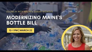 Zoom in: Modernizing Maine's Bottle Bill