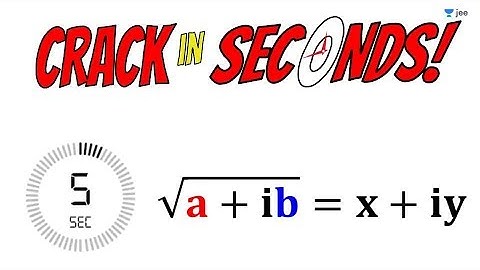 Shortcut For Square Root Of Complex Numbers | Crack In Seconds | Unacademy JEE | Maths | Nishant Sir