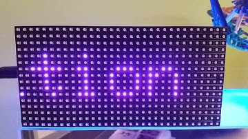 Esp8266 and 16x32 RGB Display