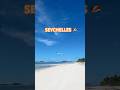 Landing in Paradise - Seychelles 🇸🇨 #airplane #sky #praslin #beach Low flying plane landing 🌴🌊