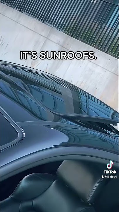 It’s SUNROOFS - YouTube