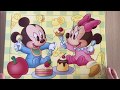 ディズニー(Disney  puzzle)ベビーミッキーとミニー(baby  Mickey and baby )