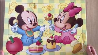 ディズニー(Disney  puzzle)ベビーミッキーとミニー(baby  Mickey and baby )