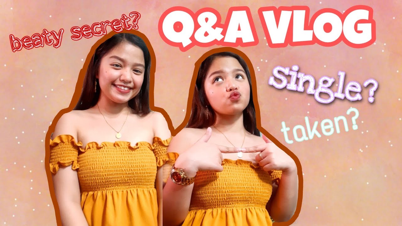Q&A VLOG-Rhea Montemayor - YouTube