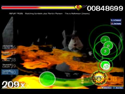 Osu Gameplay - Skrillex - Bangarang [LC] (S Rank) 