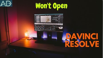 How To Fix DaVinci Resolve Not Opening | Fix Davinci Resolve WON