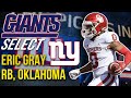 New York Giants Select RB Eric Gray, Oklahoma | 5th Round (172nd) | 2023 NFL Draft