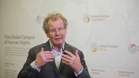 Video presentation of GC Secretary General Prof. Manfred Nowak