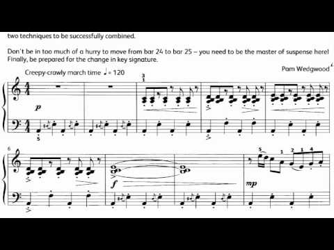 music grade 2 sheet 2013 2017 LCM C3 Grade Spider List 4 Piano in Pam Wedgwood