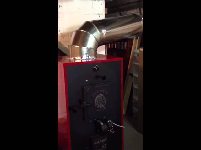 Fire Chief Wood Burning Furnace - YouTube