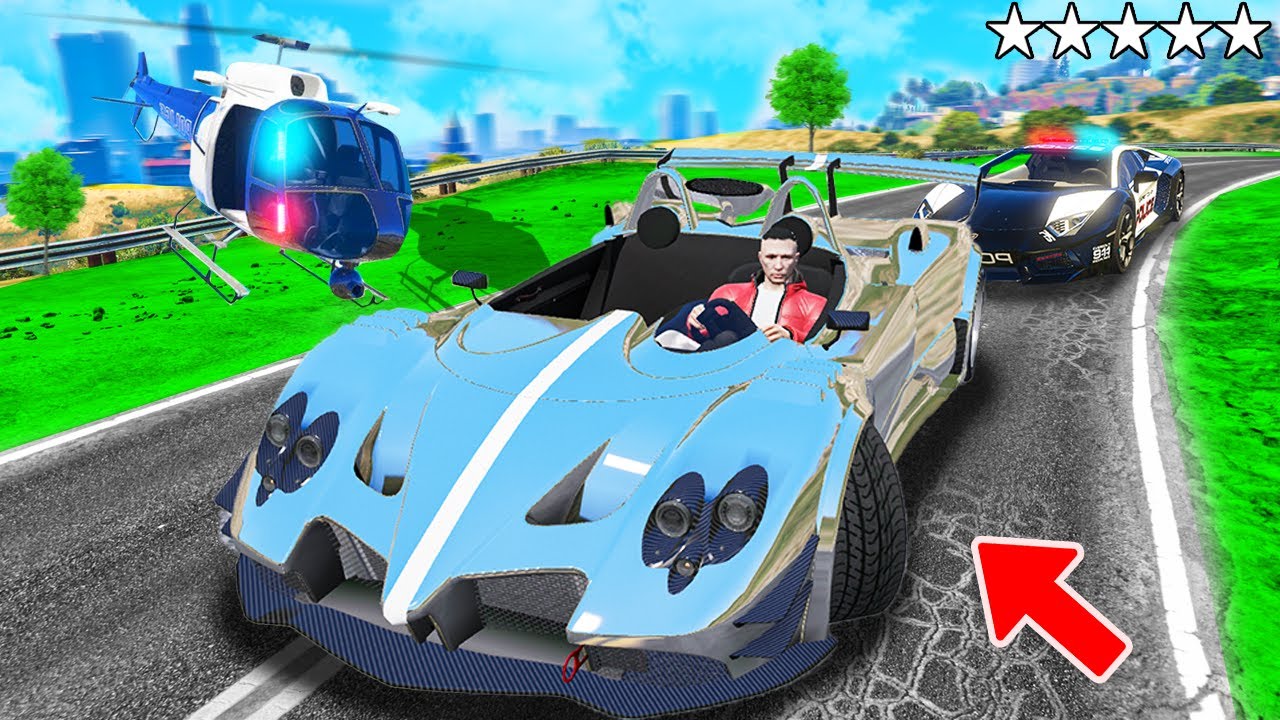 POLIZEI verfolgt SILBERNEN PAGANI in GTA 5! (Polizei vs. Dieb)