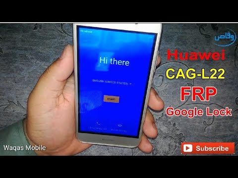 Huawei CAG-L22 Y3 2018 FRP Google Lock Bypass 100% Solution by waqas mobile