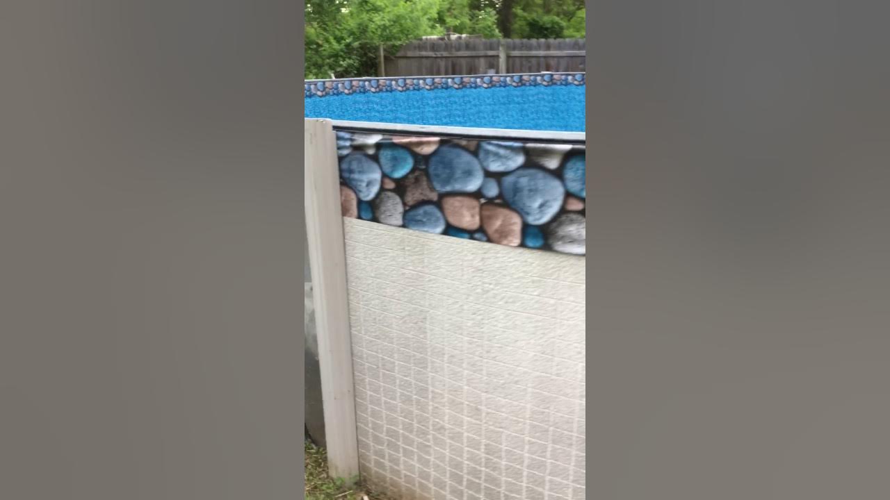 Using shop Vac to remove Wrinkles on pool liner YouTube